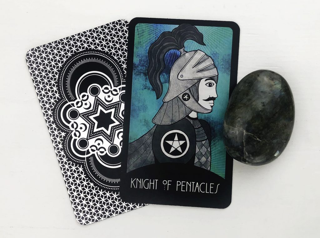 The Knight of Pentacles Tarot Card Keen