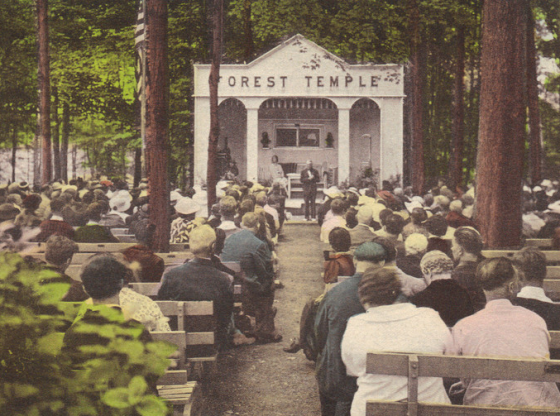 Forest Temple in Lily Dale, NY