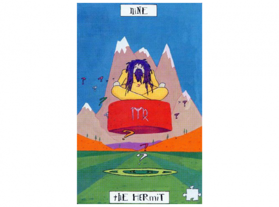The Hermit Phantasmagoric Tarot Card