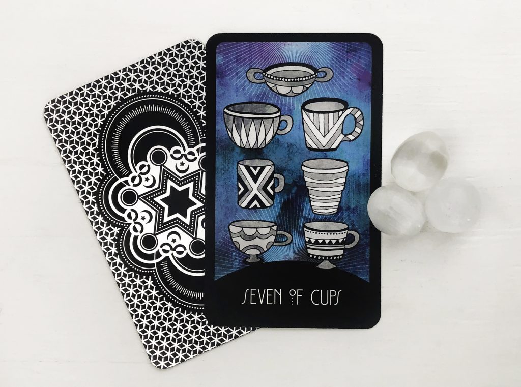 INSPIRATIONAL TAROT CARD SEVEN OF CUPS