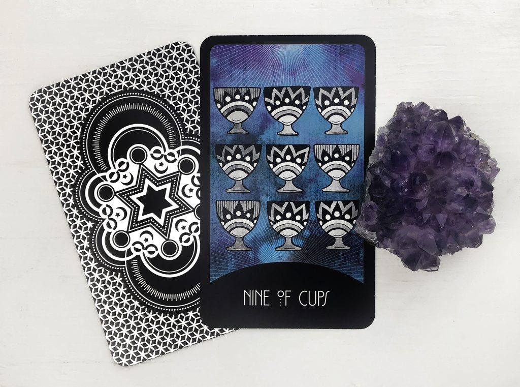 INSPIRATIONAL TAROT DECK NINE OF CUPS