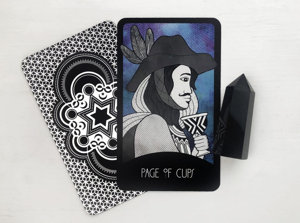 INSPIRATIONAL TAROT DECK PAGE OF CUPS
