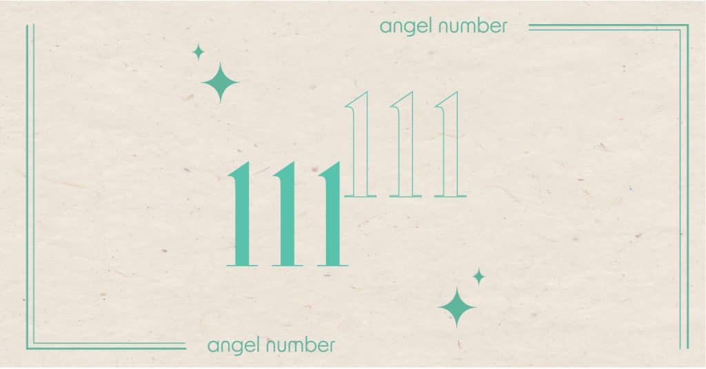 Angel numbers 111