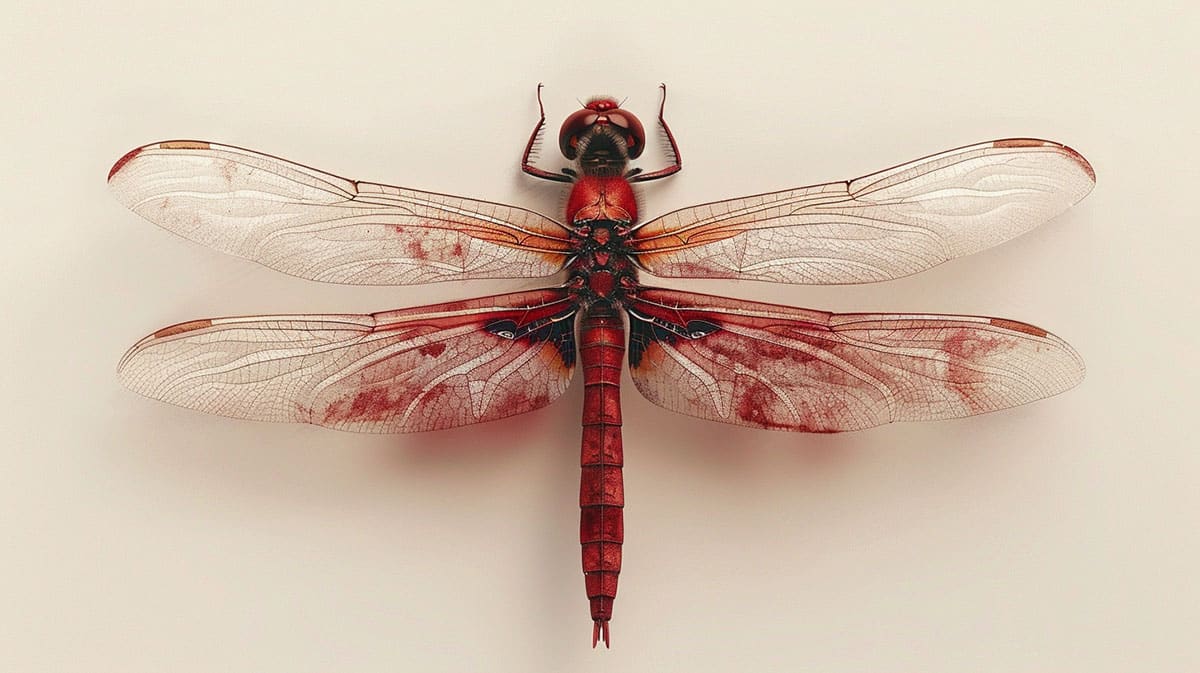 Dragonfly Color Red Dragonfly Color Red